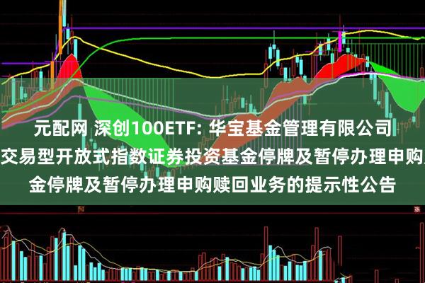 元配网 深创100ETF: 华宝基金管理有限公司关于华宝深证创新100交易型开放式指数证券投资基金停牌及暂停办理申购赎回业务的提示性公告